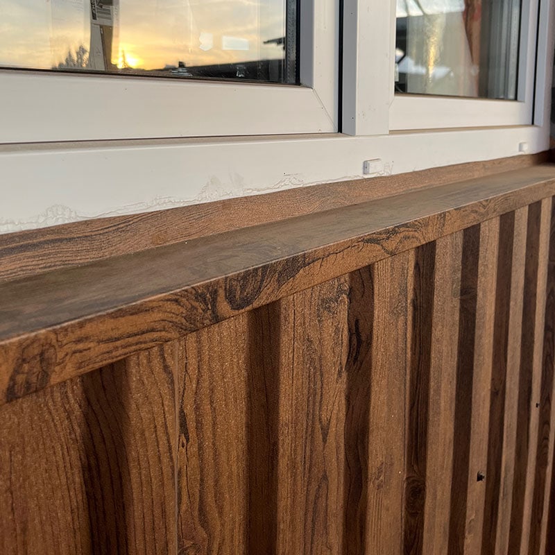 trapézlemez falra szerelése